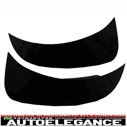 Trunk Lid Spoiler with Rear Bumper Lips Side Wings Flic Fit for Mercedes GLA X156 GLA45 (2014-2019)