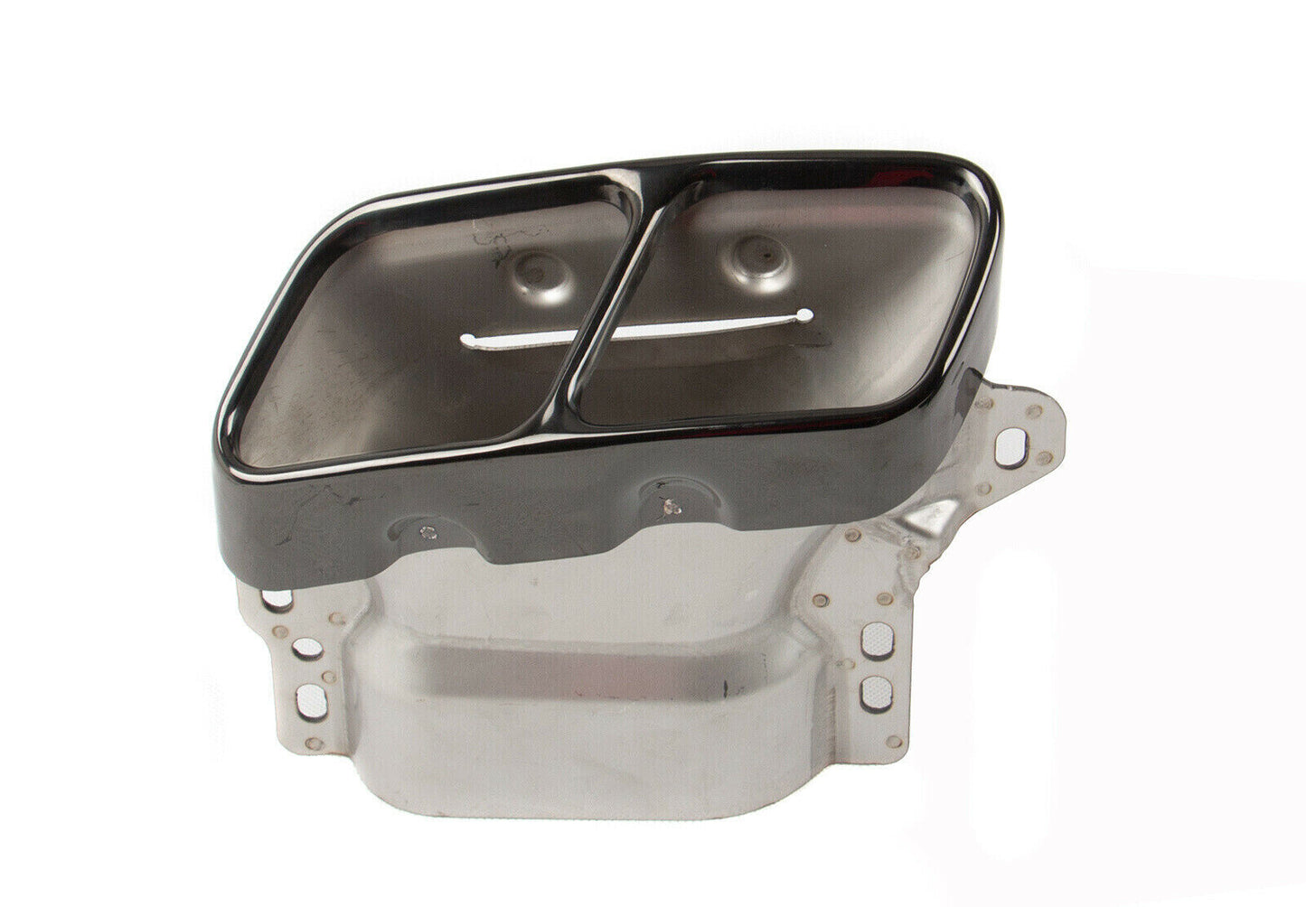 MERCEDES A-CLASS W176 UNDER BUMPER DIFFUSER + BLACK TIPPER AMG A45 .-