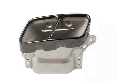 MERCEDES A-CLASS W176 UNDER BUMPER DIFFUSER + BLACK TIPPER AMG A45 .-