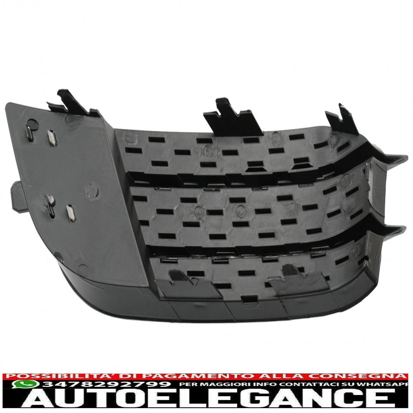 side grills fog light covers suitable for audi a1 8x (2010-2015) rs1 piano black design 