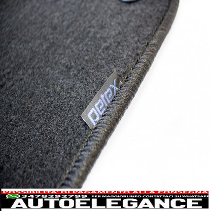 Graphite carpet mat suitable for vw passat all models 2007-10/2010, passat all models 11/2010-10/2014, cc 02/2012-11/2016