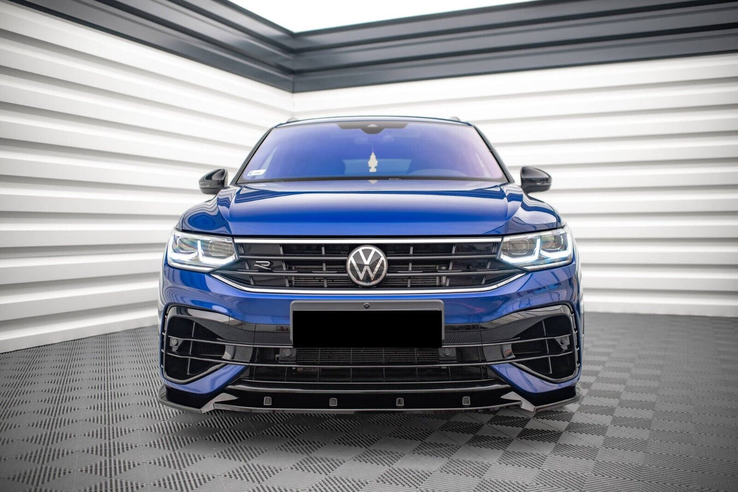 💕ART. 0885 SPLITTER VW TIGUAN 2020+ R RLINE NERO LUCIDO💕