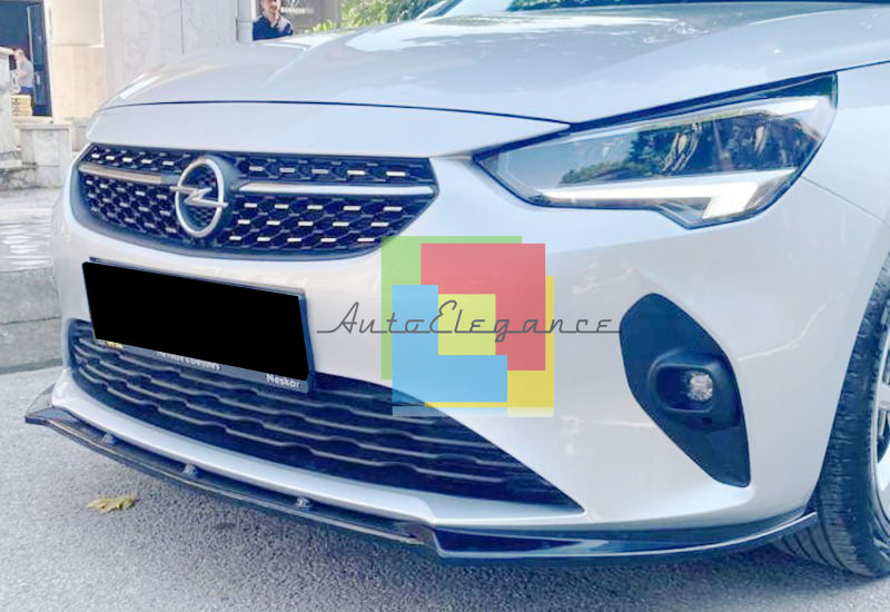 SPLITTER ADATTO PER OPEL CORSA F 2019+ STANDARD NERO LUCIDO