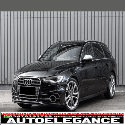 lower grill bumper covers ACC side grills suitable for audi a6 c7 4g s line facelift (2015-2018) chrome edition