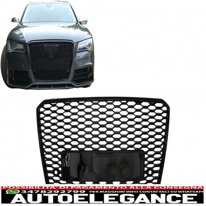 griglia anteriore adatta per audi a8 d4 facelift (2014-2017) rs8 design pianoforte nero