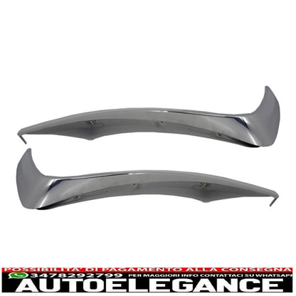Alette splitter per paraurti anteriore adatte per mercedes w222 classe s s65 design (2013-up) edizione cromata AUTOELEGANCERICAMBI