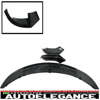 spoiler anteriore con diffusore adatto per bmw serie 4 f32 coupe f33 cabrio f36 grand coupe (2013-03.2019) rivestimento in pellicola di carbonio con design m-performance