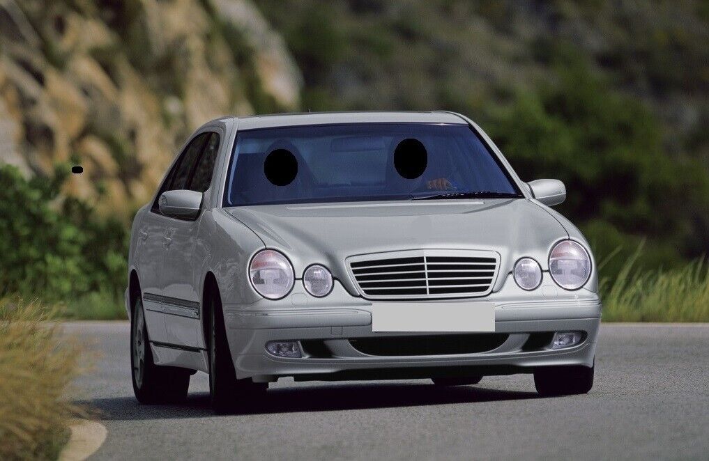 GRILLE SUITABLE FOR MERCEDES E CLASS W210 1999-2002 CHROME