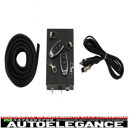 Universal Exhaust Muffler System with Valve and Wireless Remote Control 