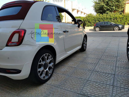 MINIGONNE ADATTE PER FIAT 500 LOOK SPORT GREZZE DESIGN SPORTIVO