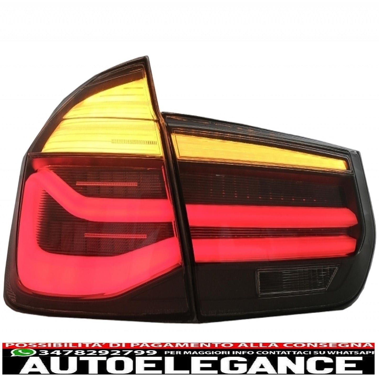 complete body kit suitable for bmw f30 (2011-2019) with led rear lights dynamic sequential cornering light evo ii m3 cs style without fog lights 