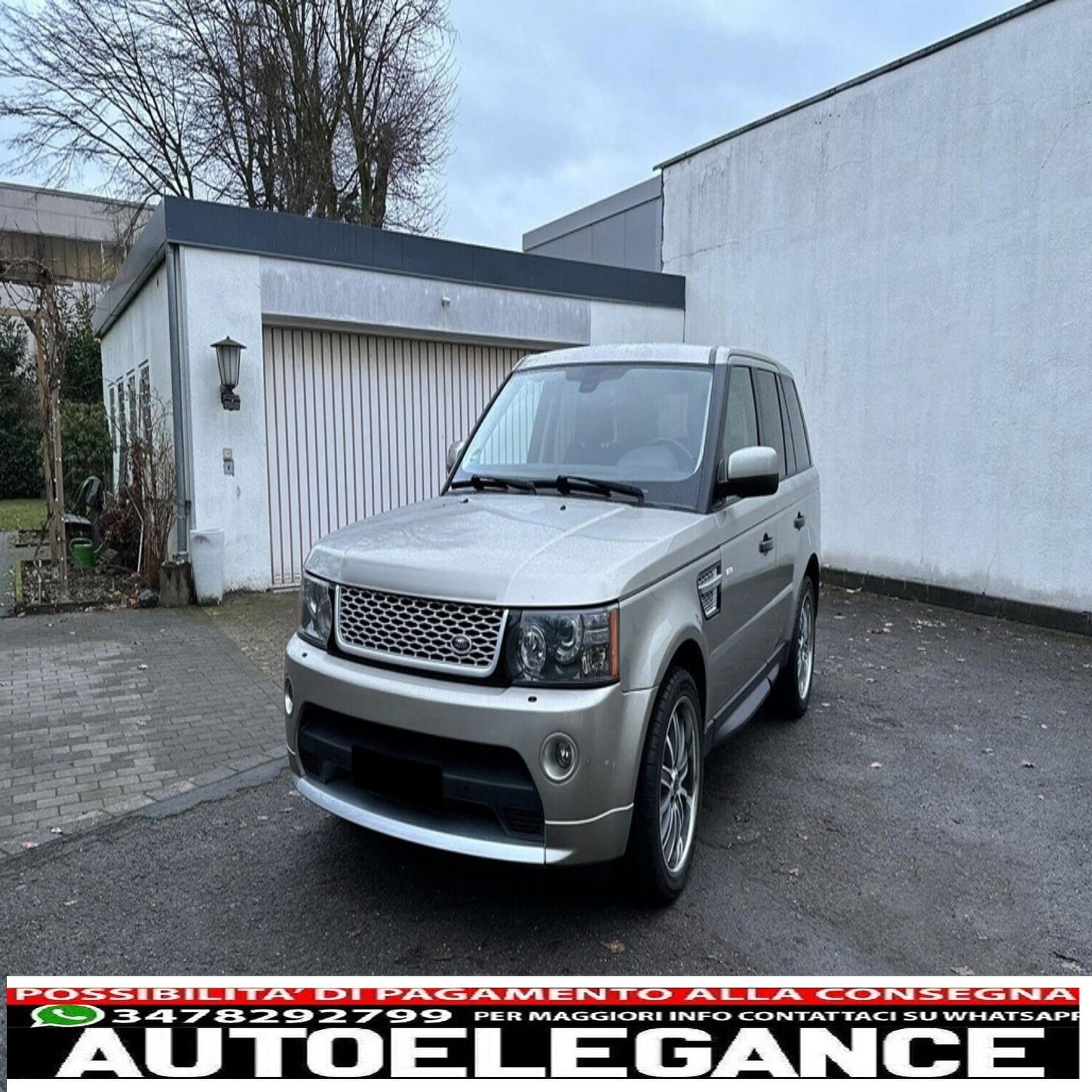 Paraurti anteriore adatto per land rover sport l320 facelift (2009-2013) design autobiografia