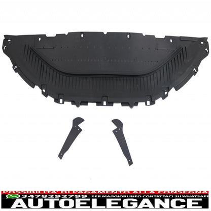 paraurti anteriore adatto per audi a6 4g facelift (2015-2018) con diffusore paraurti posteriore e terminali di scarico design RS6 solo nero paraurti s-line