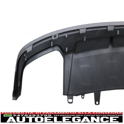 Diffusore d'aria per mantovana paraurti posteriore adatto per audi a7 4g facelift (2015-2018) solo design s7 paraurti standard