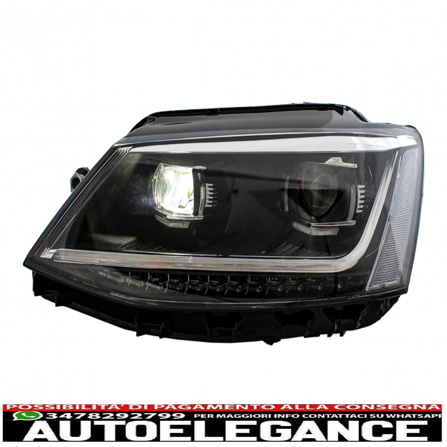 led drl headlights suitable for vw jetta mk6 vi (2011-2017) dynamic turn signals xenon matrix design 