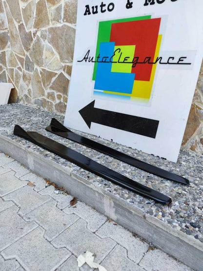 FIAT 500X SPOILER SPLITTER UNDER SKIRTS ABS BLACK RS LOOK -1-