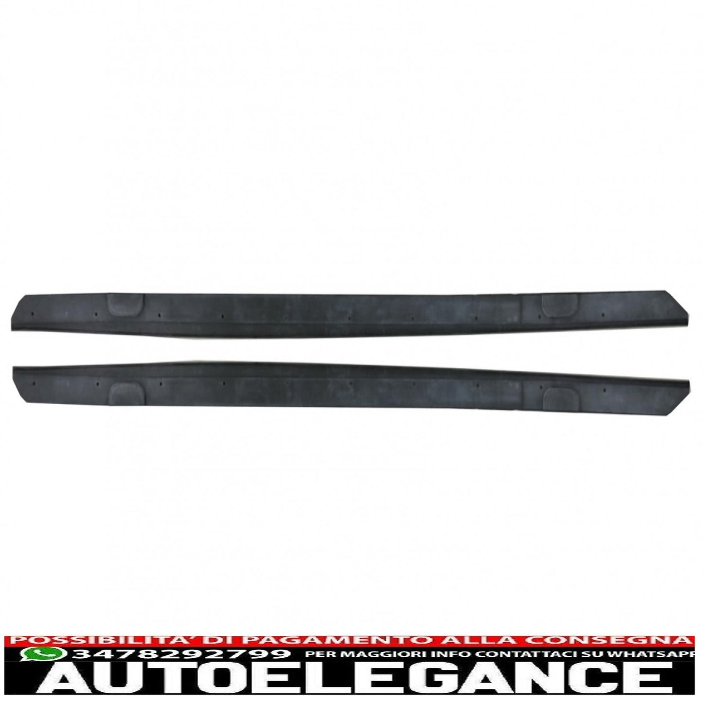 Side Skirts Lip Extensions Additional Fits For BMW 2 Series F22 F23 Coupe Convertible (2014 Onwards) M-Performance Look Piano Black