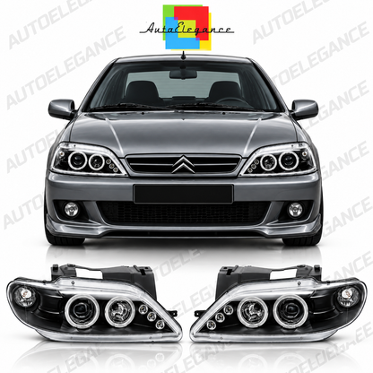 ART.10710 FARI  ANTERIORI ADATTO  PER CITROEN XSARA 97-00 NERO