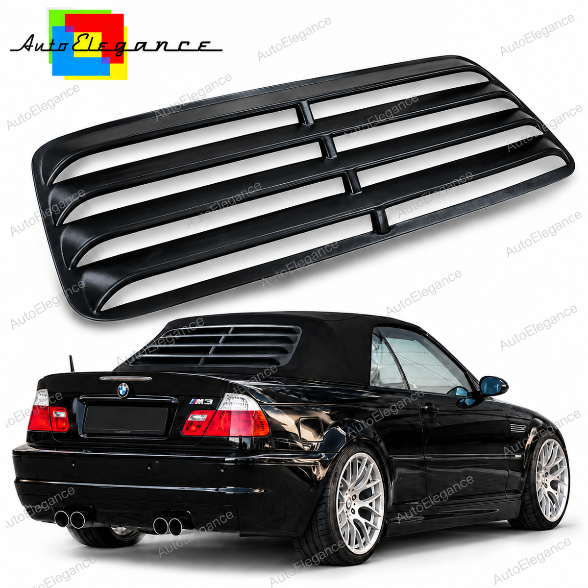 BODYKIT E36 + COUPE REAR LIGHTS WITH WHITE INDICATOR
