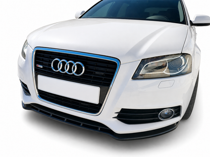 👉Splitter anteriore per Audi A3 S-Line 8P facelift 08-12 in ABS nero lucido👈