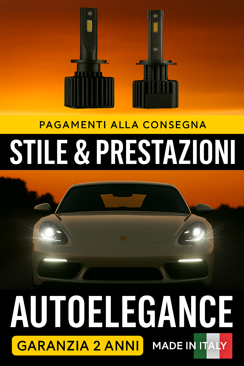 ⭐LAMPADE ANABBAGLIANTI D3S KIT LED 6000K ADATTO PER PORSCHE CAYMAN 981⭐