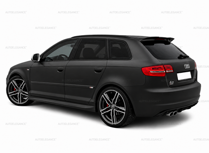 SIDE SKIRTS FOR AUDI A3 8P 3 DOORS UNDER DOOR SPOILER ABS 0035