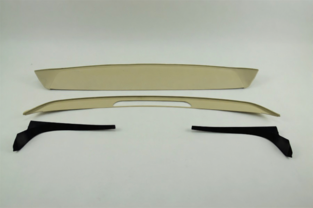 ART. 0409 SPOILER VW GOLF 7 2012-2020 3/5 PORTE LOOK GTI + DEFLETTORI GREZZO