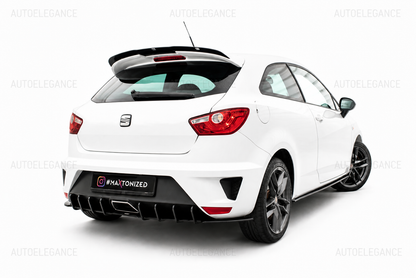 💫ART.9754 DIFFUSORE POSTERIORE SEAT IBIZA 4 SPORT-COUPE  NERO OPACO💫