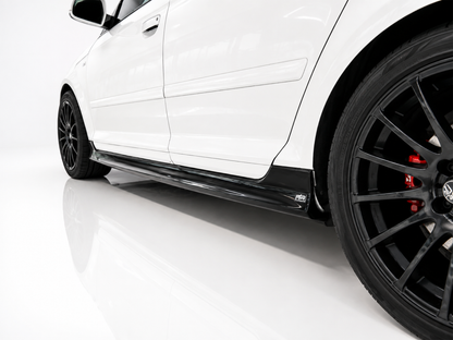 👉Minigonne laterali per Audi A3 8P Sportback (2005-2012) ABS nero lucido👈