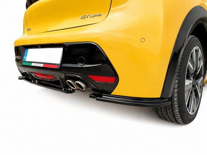 👉Diffusore Posteriore per Peugeot 208 Mk2 (2019+) – Splitter ABS Nero Lucido 👈