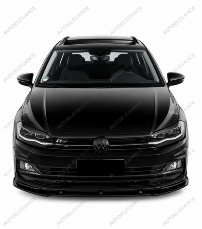 💫Splitter Anteriore Nero Lucido per Polo 8 GTI R-line 2017-2021💫