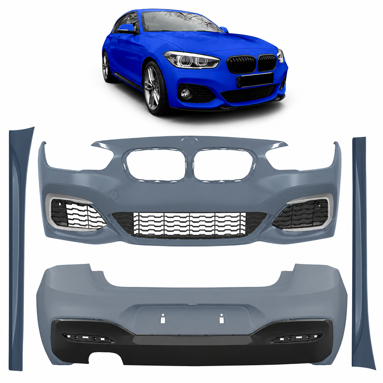 👉Bodykit PDC SRA adatto per BMW Serie 1 F20 2015-2019👈