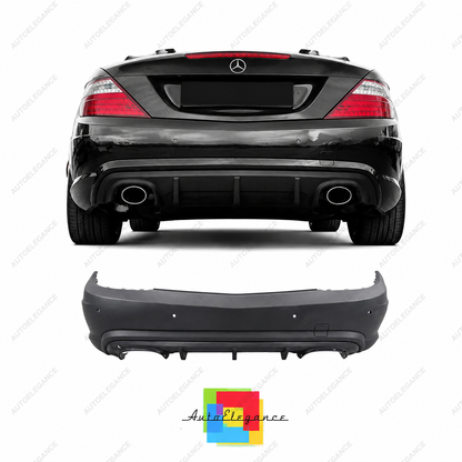 👉Paraurti Posteriore Mercedes SLK R172 11-15 Look AMG Uscita doppia👈