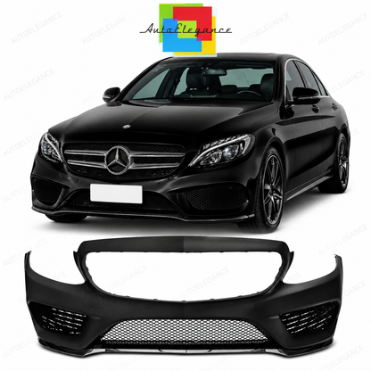 💕PARAURTI ANTERIORE MERCEDES CLASSE C W205 15-18 LOOK AMG💕