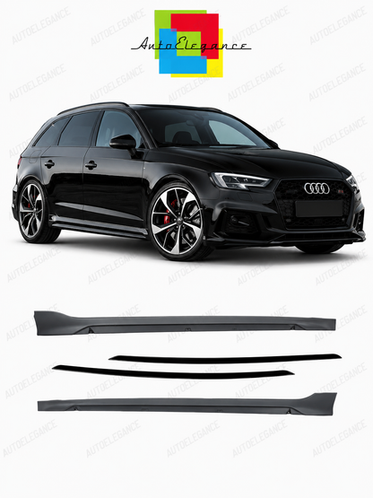 💕MINIGONNE LATERALI AUDI A4 17-20 LOOK RS4💕