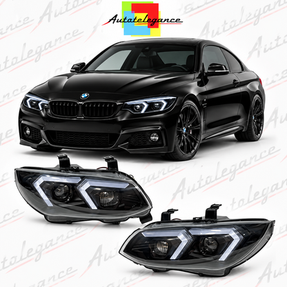 ART.10718 FARI ANTERIORI ADATTO PER BMW E92 / E93 2010-2013 Look G80
