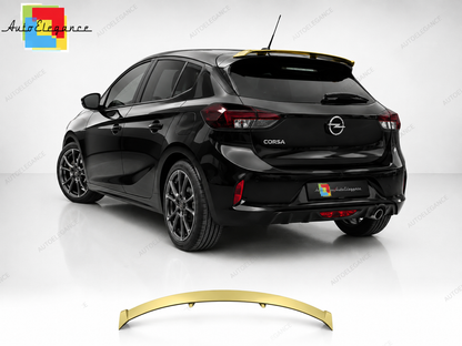 👉Spoiler Tetto Posteriore Opel Corsa F GS Line 2019- PU Non Verniciato👈