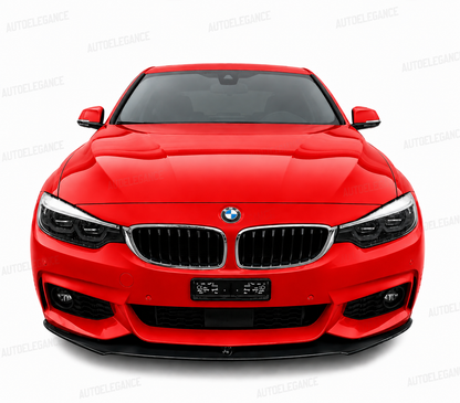 BMW 3 SERIES F30 F31 M FRONT BUMPER SPLITTER BLACK M SPORT 0069