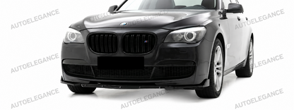 💫ART.0037 SPLITTER ANTERIORE NERO LUCIDO PER BMW SERIE 7 F01 F02💫