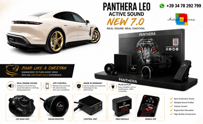 💕ART.2672 PANTHERA Soundsystem Booster 7.0 - Porsche Taycan / Taycan 4 / Tayc💕