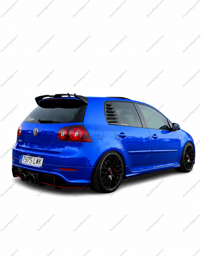 🔥ART.9921 SPOILER PER VW GOLF MK5 GTI R32 R OT STYLE 3-8 NERO LUCIDO🔥