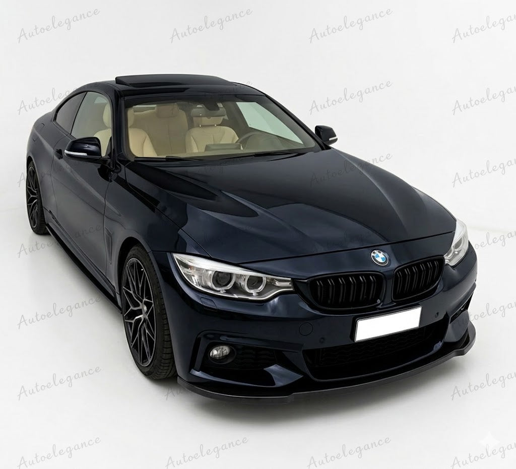 🔥ART.0892 SOTTO MINIGONNE LATERALI AB BMW SERIE 4 F32 F33 F36 NERO LUCIDO🔥