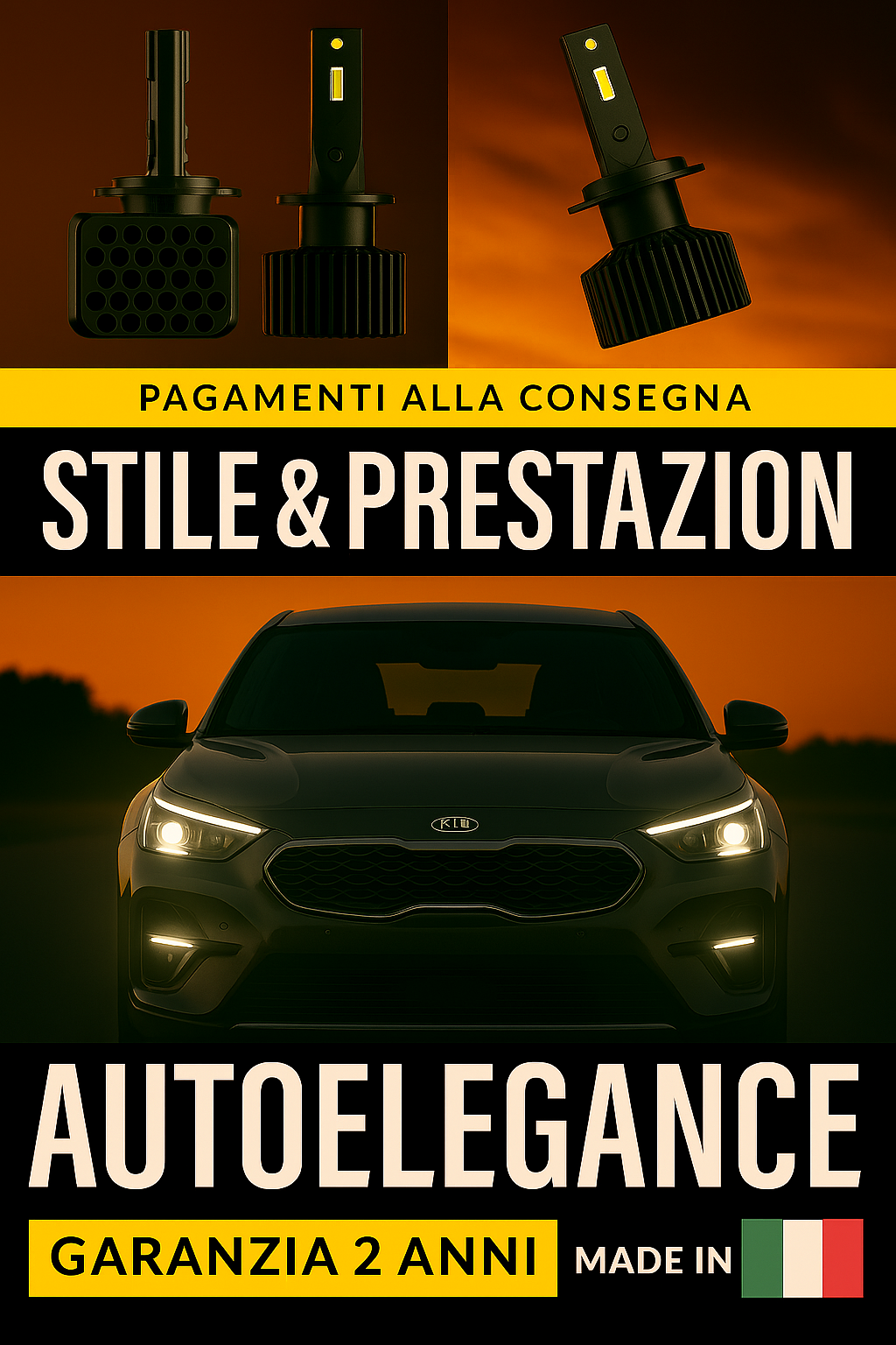 ❤️ LAMPADE ANABBAGLIANTI D3S KIT LED 6000K ADATTO PER   KIA SPORTAGE 4  ❤️