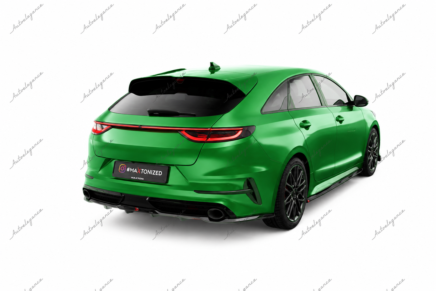 🔥ART.9812 SPLITTER POSTERIORE CON BARRE VERTICALI KIA PROCEED GT Mk1 FACELIFT🔥