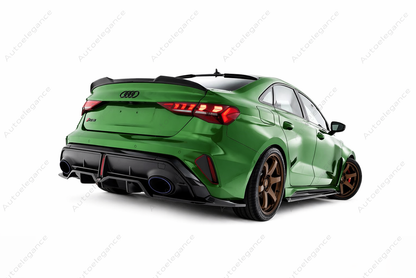 🔥ART.9661 SPLITTER POSTERIORE V.1 ADATTO PER AUDI RS3 BERLINA 8Y FACELIFT🔥