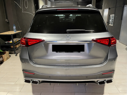 💫ART.6776 Diffusore + Terminali di Scarico GLE63 AMG Look per GLE (W167) 2018+💫