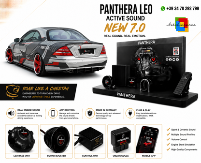 💕ART.2672 PANTHERA Soundsystem Booster 7.0 Mercedes-Benz CL C215💕