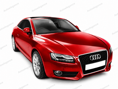 🔥ART.0595 GRIGLIA ADATTO PER AUDI A5 2007-2011 LOOK RS5 BORDO CROMATO🔥