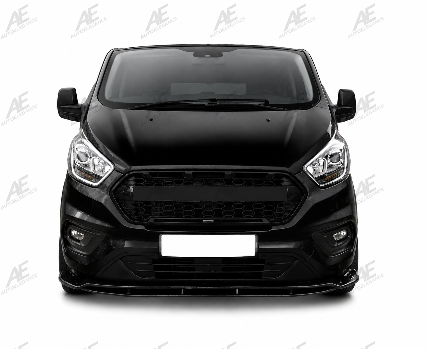 💕SPLITTER  FORD TRANSIT CUSTOM MK1 FACELIFT NERO  LUCIDO 2018-2022 💕