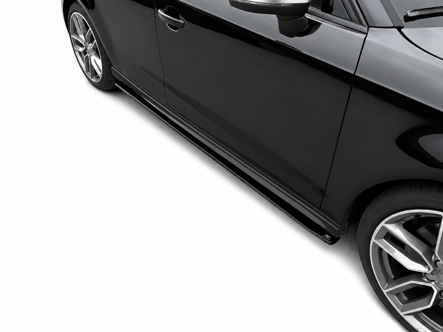 👉Minigonne Laterali per Audi S3/A3 S-Line 8V/8V FL Sportback –ABS Nero Lucido👈